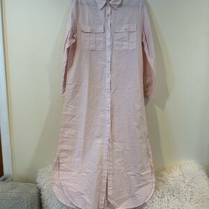 Striped Pink Nightshirt Pajama